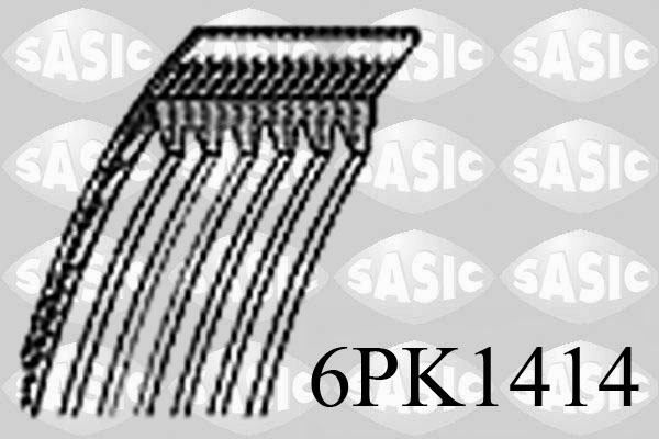 Поликлиновой ремень SASIC 6PK1414