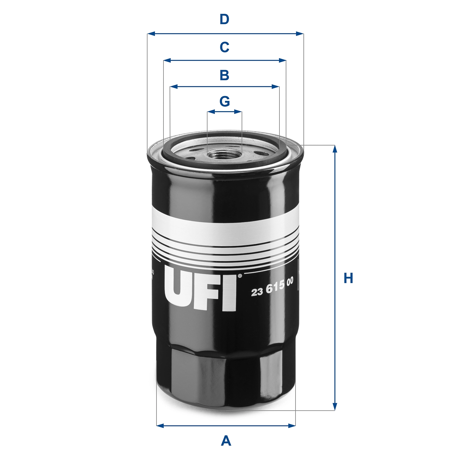 Масляный фильтр UFI 23.615.00