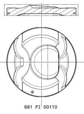 Поршень MAHLE/KNECHT 681 PI 00110 000