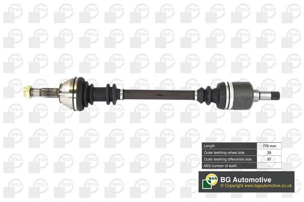 Приводной вал BGA DS6710L