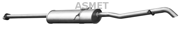 Глушитель выхлопных газов конечный ASMET 01.021