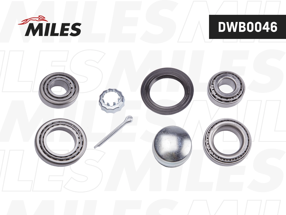 Комплект подшипника ступицы колеса MILES DWB0046