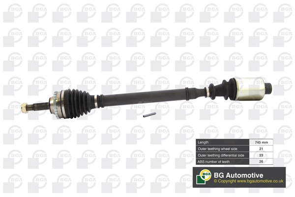 Приводной вал BGA DS7320RA