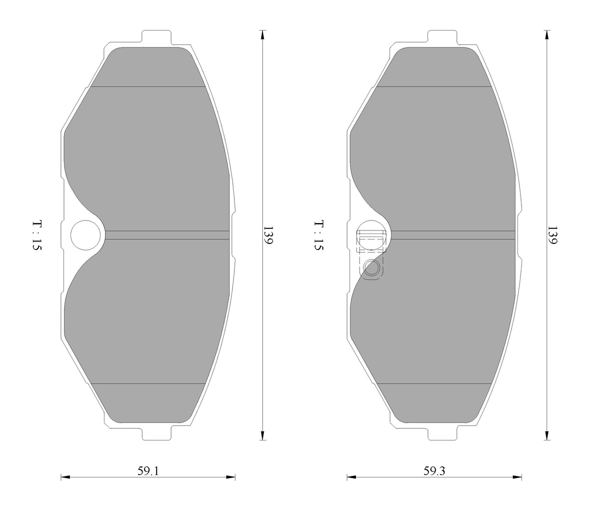 Комплект тормозных колодок дисковый тормоз BOSCH 0 986 AB2 345
