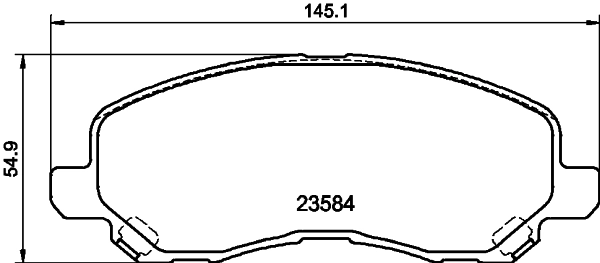 Комплект тормозных колодок дисковый тормоз HELLA/BEHR/PAGID 8DB 355 014-131