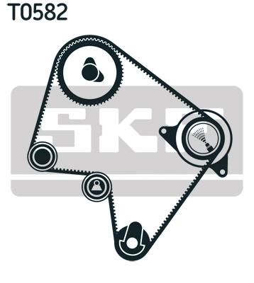 Комплект ремня грм SKF VKMA 96010