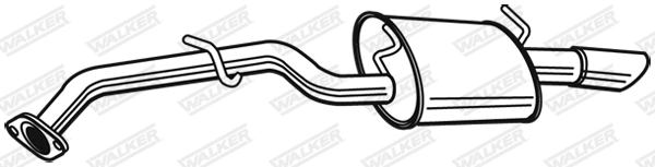 Глушитель выхлопных газов конечный WALKER PRODUCTS 23900