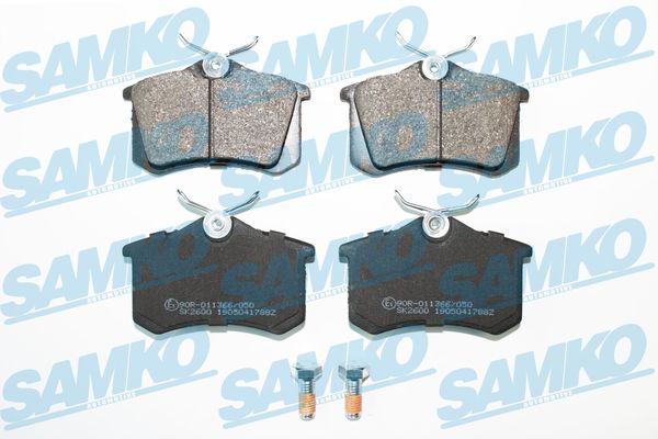 Комплект тормозных колодок дисковый тормоз SAMKO 5SP1788