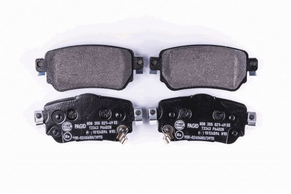 Комплект тормозных колодок дисковый тормоз HELLA/BEHR/PAGID 8DB 355 021-491