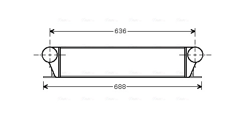 Интеркулер AVA QUALITY COOLING BW4253