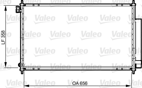 Конденсатор кондиционер VALEO 814159