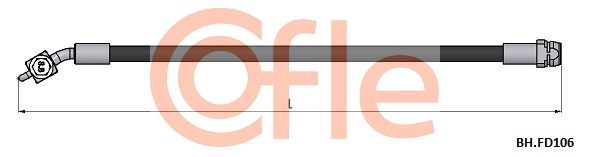 Тормозной шланг COFLE 92.BH.FD106