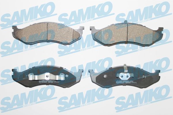 Комплект тормозных колодок дисковый тормоз SAMKO 5SP459