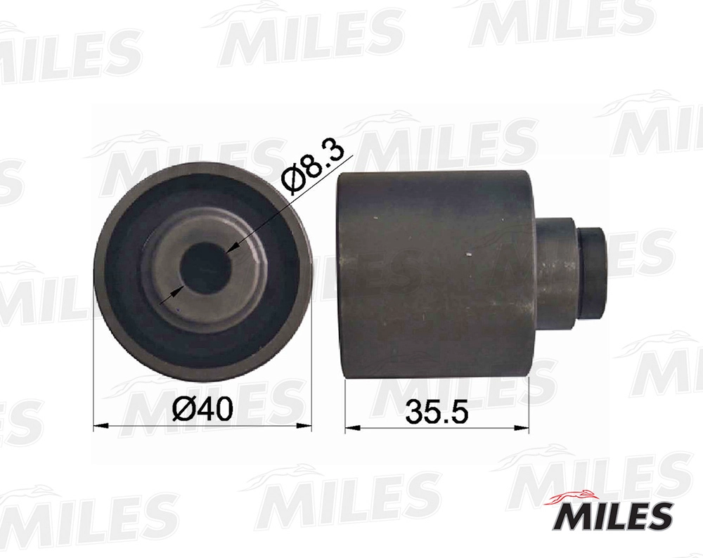 Паразитный / ведущий ролик зубчатый ремень MILES AG02047