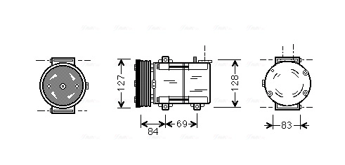 Компрессор кондиционер AVA QUALITY COOLING FDAK167