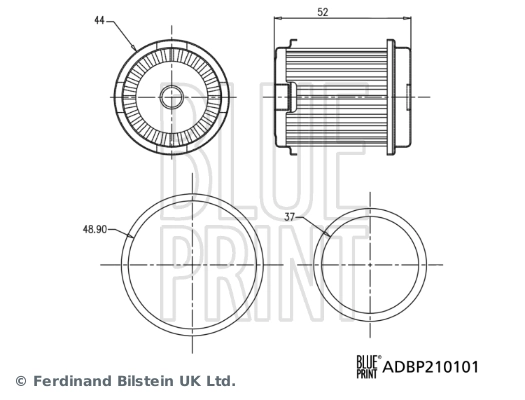 Гидрофильтр автоматическая коробка передач BLUE PRINT ADBP210101