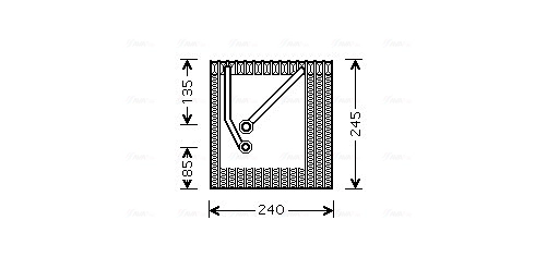 Испаритель кондиционер AVA QUALITY COOLING VNV242