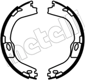 Комплект тормозных колодок стояночная тормозная система METELLI 53-0686
