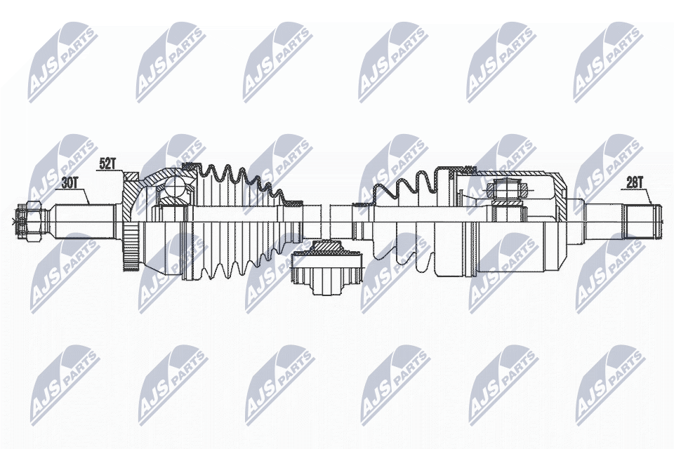 Приводной вал NTY NPW-HY-597