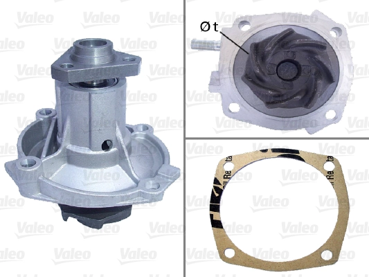 Водяной насос охлаждение двигателя VALEO 506148