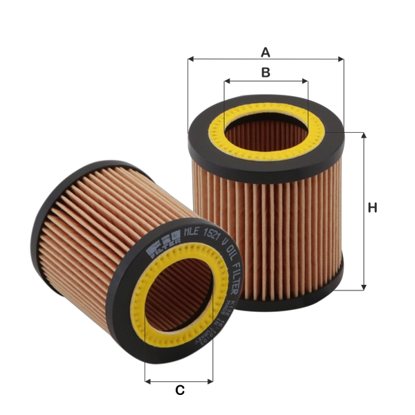 Масляный фильтр FIL FILTER MLE 1521 V
