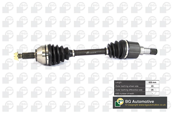 Приводной вал BGA DS2302L