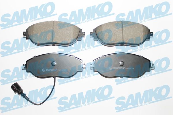 Комплект тормозных колодок дисковый тормоз SAMKO 5SP1734