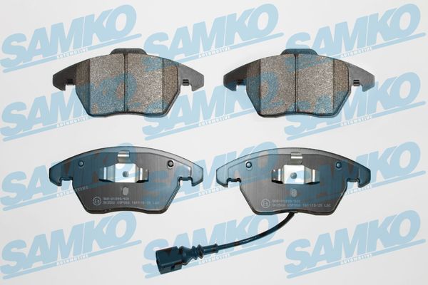 Комплект тормозных колодок дисковый тормоз SAMKO 5SP866