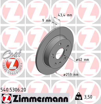 Тормозной диск coat z