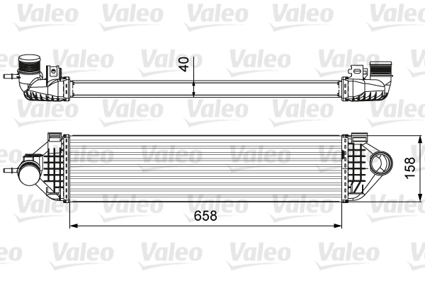 Интеркулер VALEO 818600