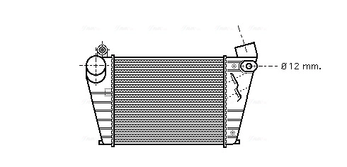Интеркулер AVA QUALITY COOLING VNA4200