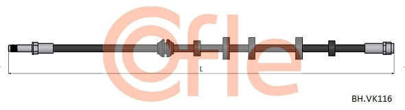 Тормозной шланг COFLE 92BHVK116