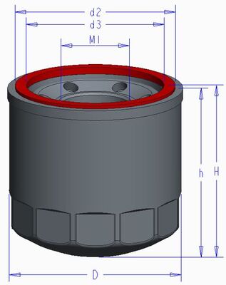 Масляный фильтр MAHLE/KNECHT OC1050