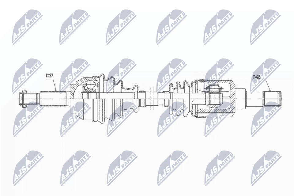 Приводной вал NTY NPW-JG-002