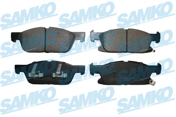 Комплект тормозных колодок дисковый тормоз SAMKO 5SP2026