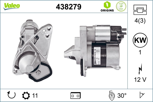 Стартер VALEO 438279