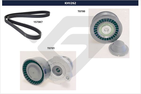 Поликлиновой ременный комплект HUTCHINSON KHV262