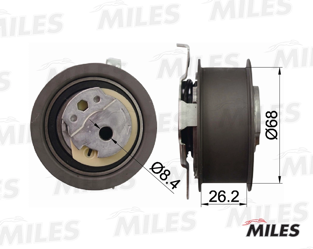 Натяжной ролик ремень грм MILES AG02045