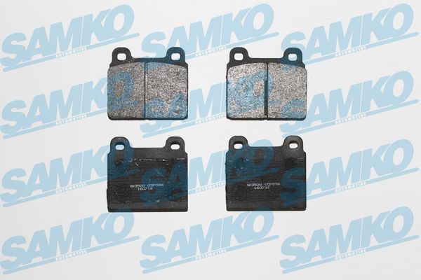 Комплект тормозных колодок дисковый тормоз SAMKO 5SP026
