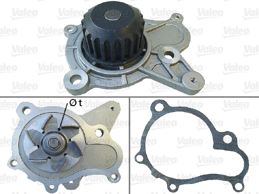 Водяной насос охлаждение двигателя VALEO 506814