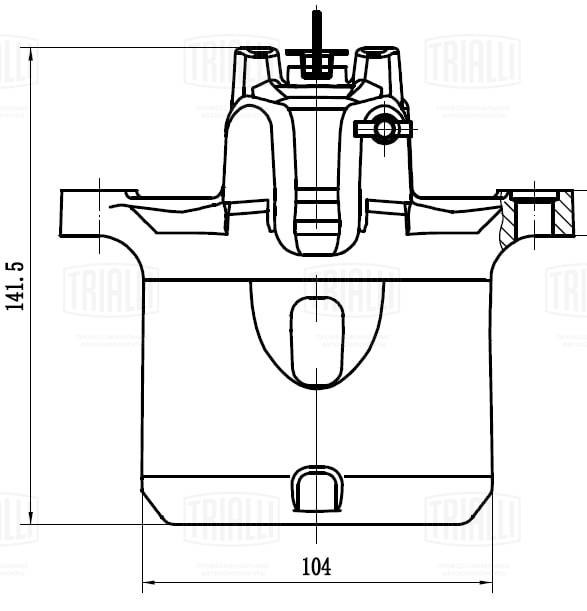 Тормозной суппорт TRIALLI CF 012109