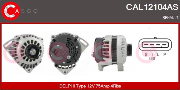 Генератор CASCO CAL12104AS