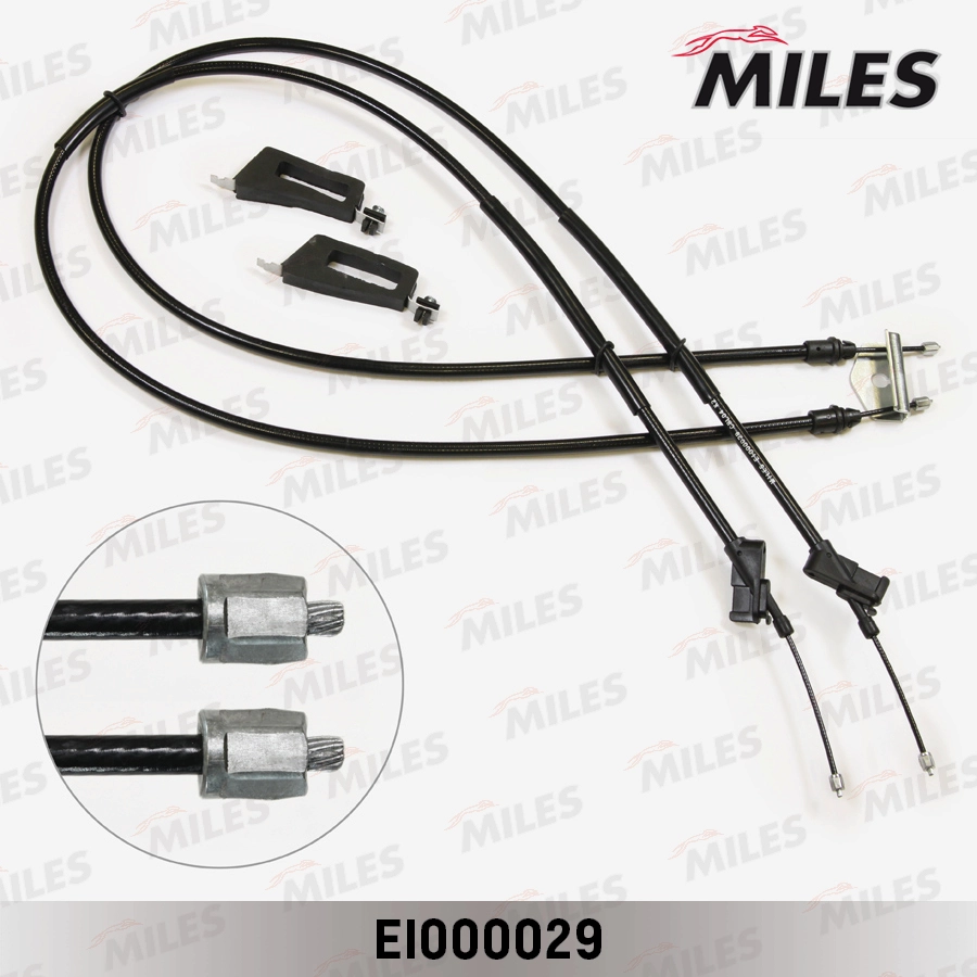 Тросик cтояночный тормоз MILES EI000029