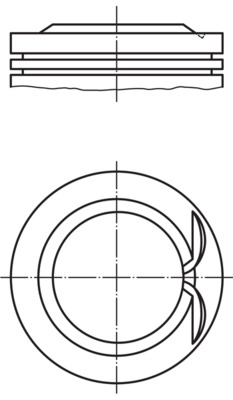 Поршень MAHLE/KNECHT 040 25 00