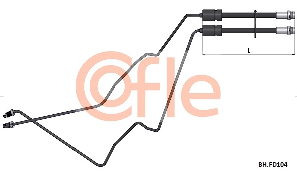 Тормозной шланг COFLE 92.BH.FD104