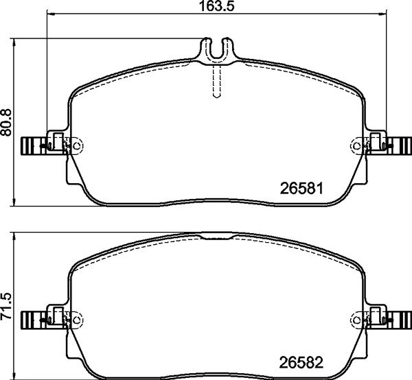 Комплект тормозных колодок дисковый тормоз BREMBO P50174