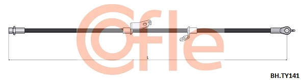 Тормозной шланг COFLE 92BHTY141
