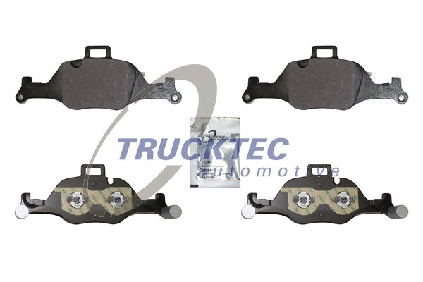 Комплект тормозных колодок дисковый тормоз TRUCKTEC AUTOMOTIVE 08.35.204