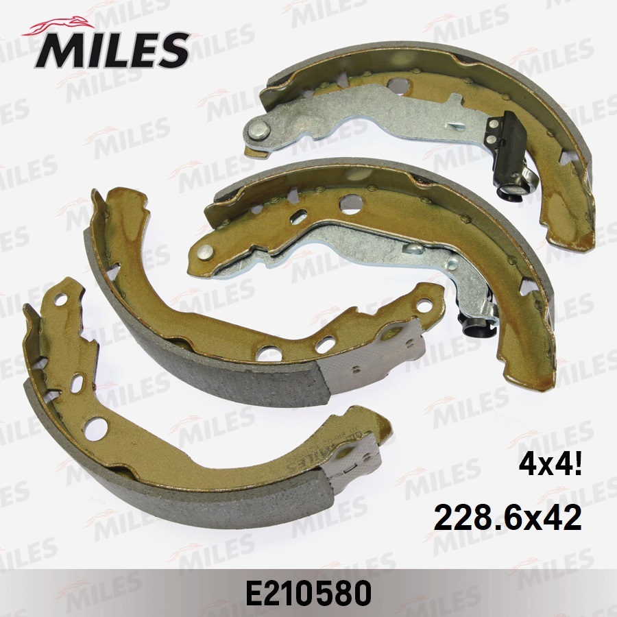 Комплект тормозных колодок MILES E210580
