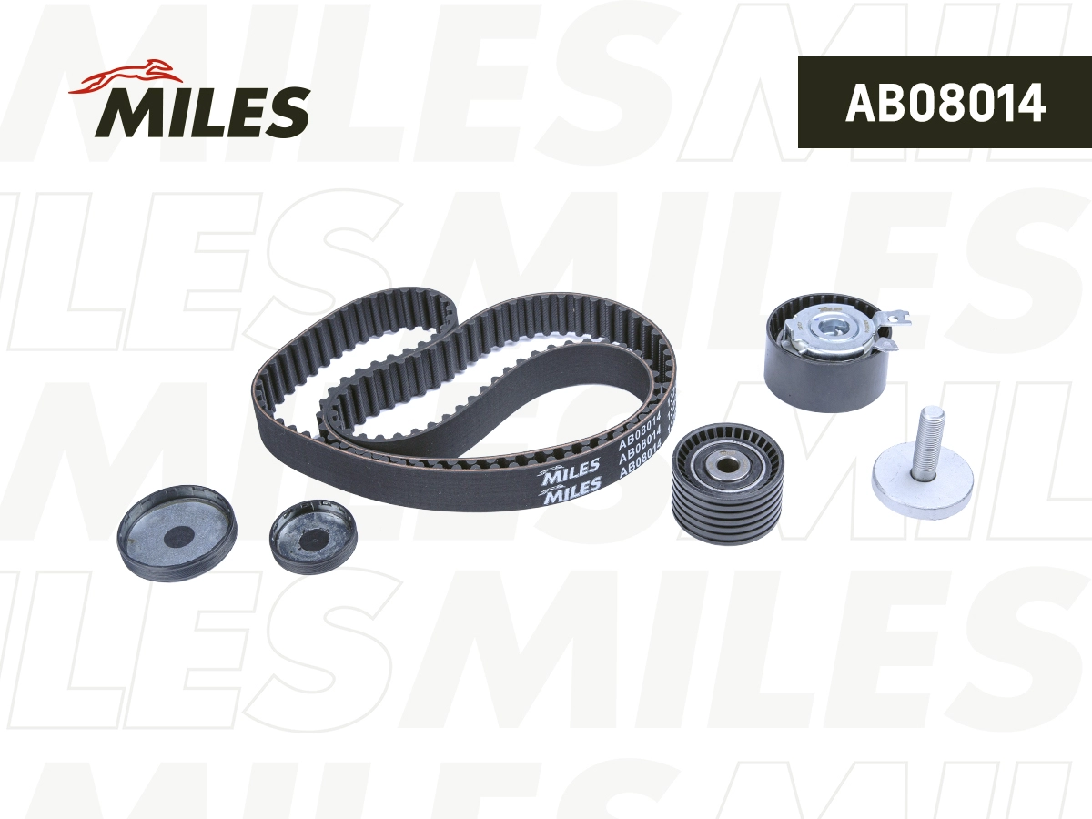 Водяной насос + комплект зубчатого ремня MILES AB08014